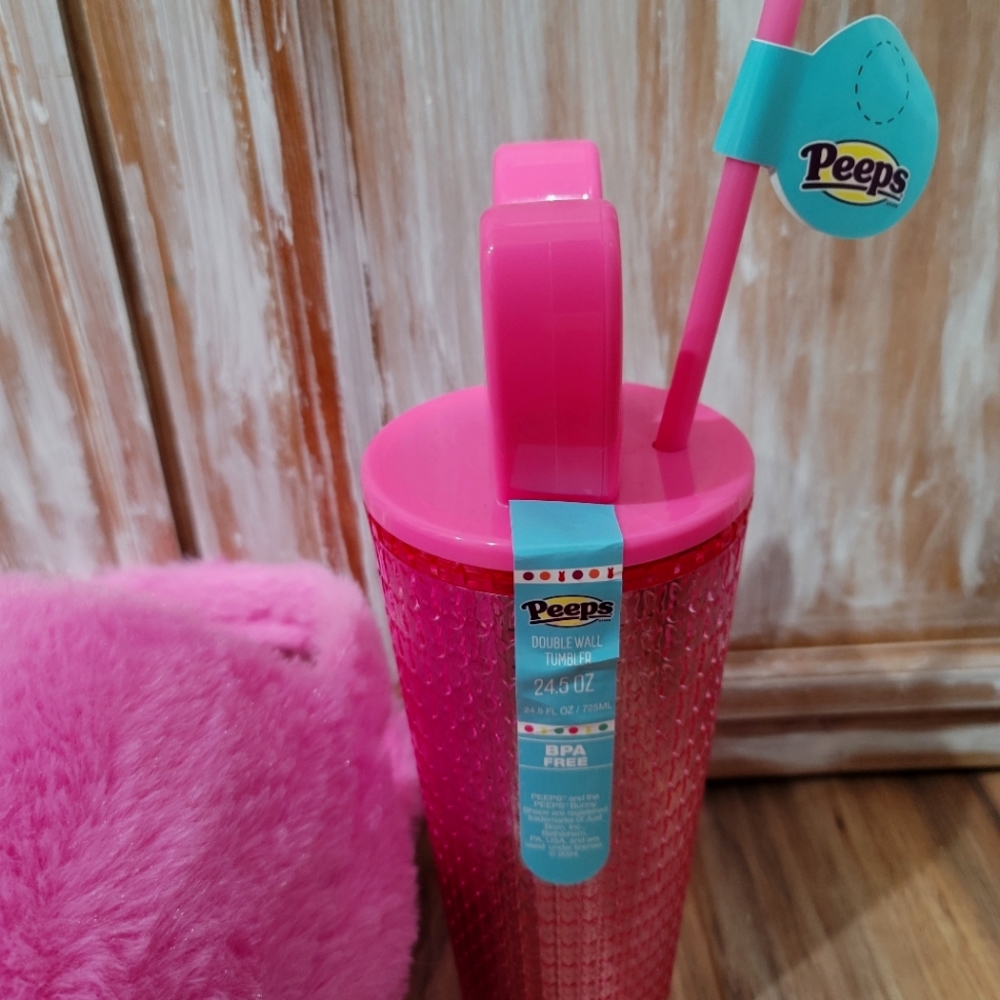 NWT Peeps Treat Basket & Grid Tumbler Bundle - Picture 5 of 6